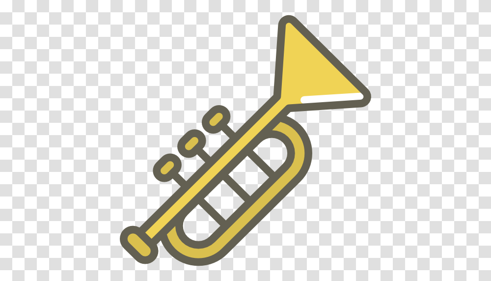 Trumpet Herald Icon, Horn, Brass Section, Musical Instrument, Cornet Transparent Png