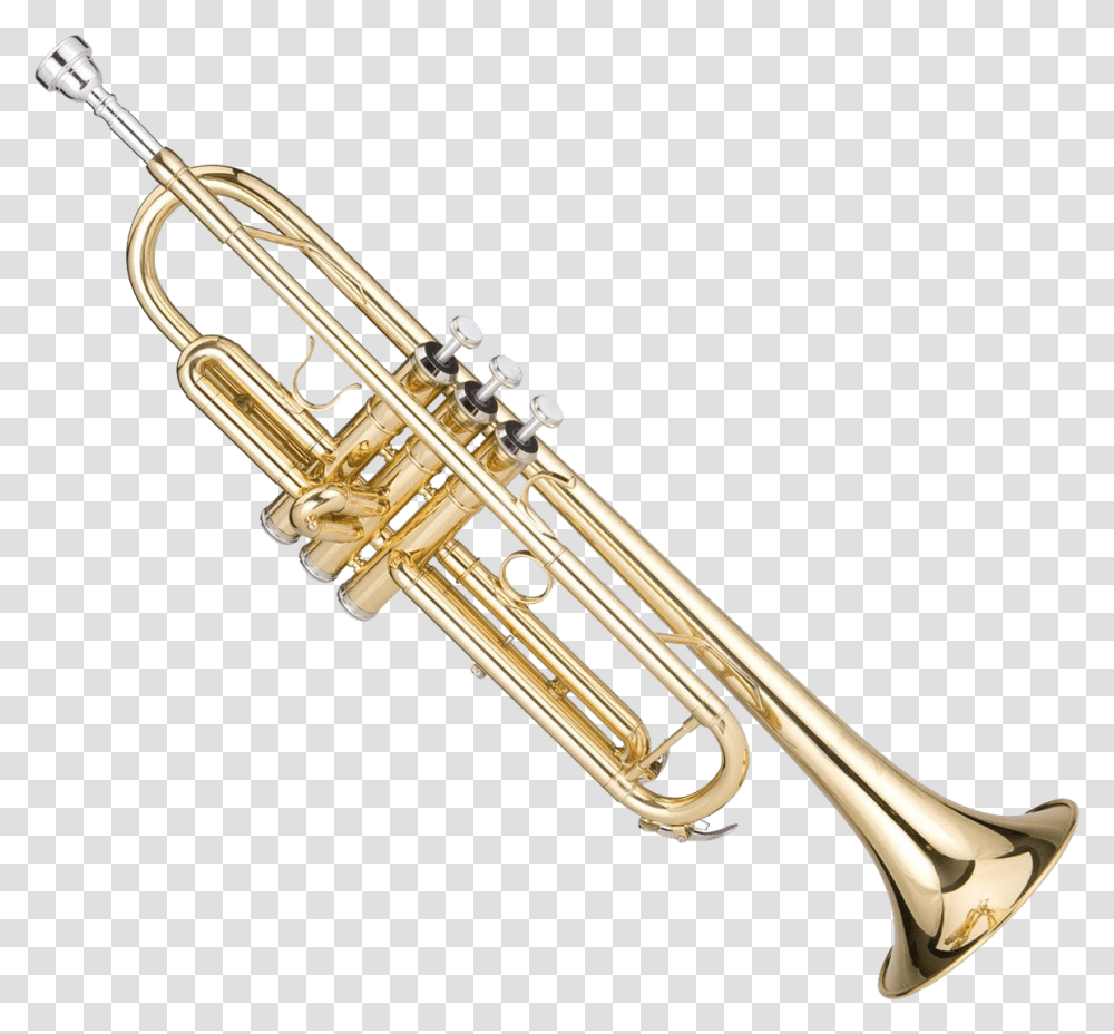 Trumpet Images All Gold Trumpet, Horn, Brass Section, Musical Instrument, Cornet Transparent Png