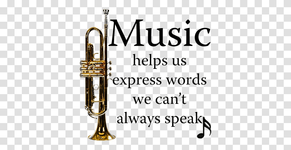 Trumpet Music Expresses Words Greeting Card Fashion, Horn, Brass Section, Musical Instrument, Cornet Transparent Png