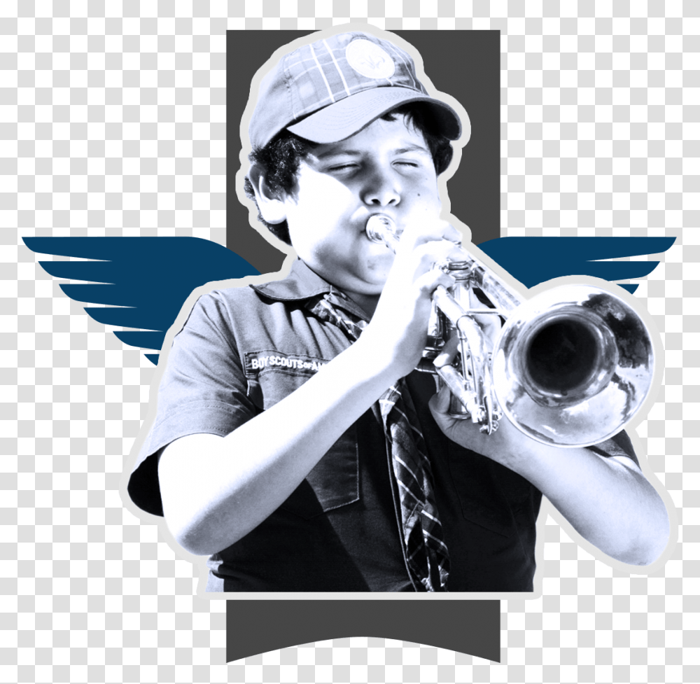 Trumpet, Person, Human, Horn, Brass Section Transparent Png
