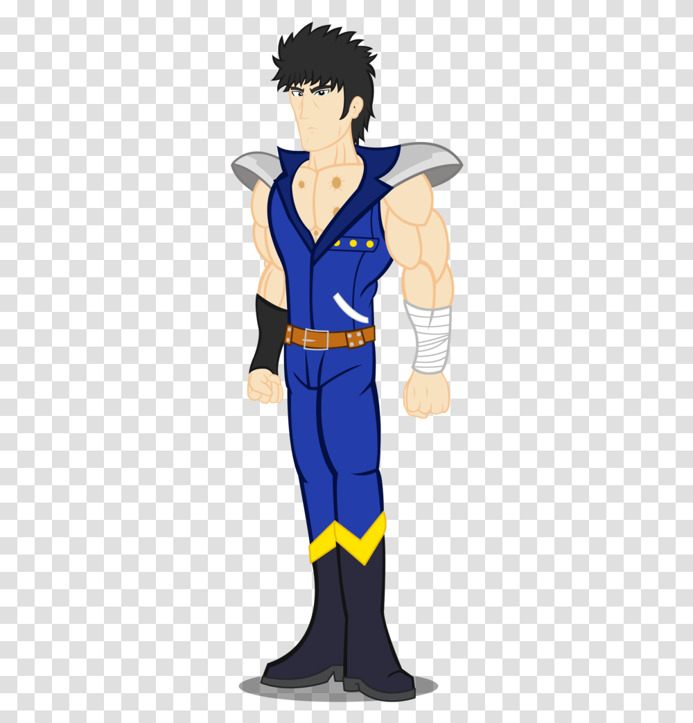 Trungtranhaitrung Crossover Equestria Girls Equestria Mlp First Of The North Star Kenshiro, Person, Arm, Costume Transparent Png