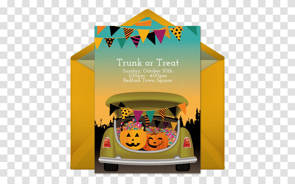 Trunk Or Treat, Advertisement, Poster, Flyer, Paper Transparent Png