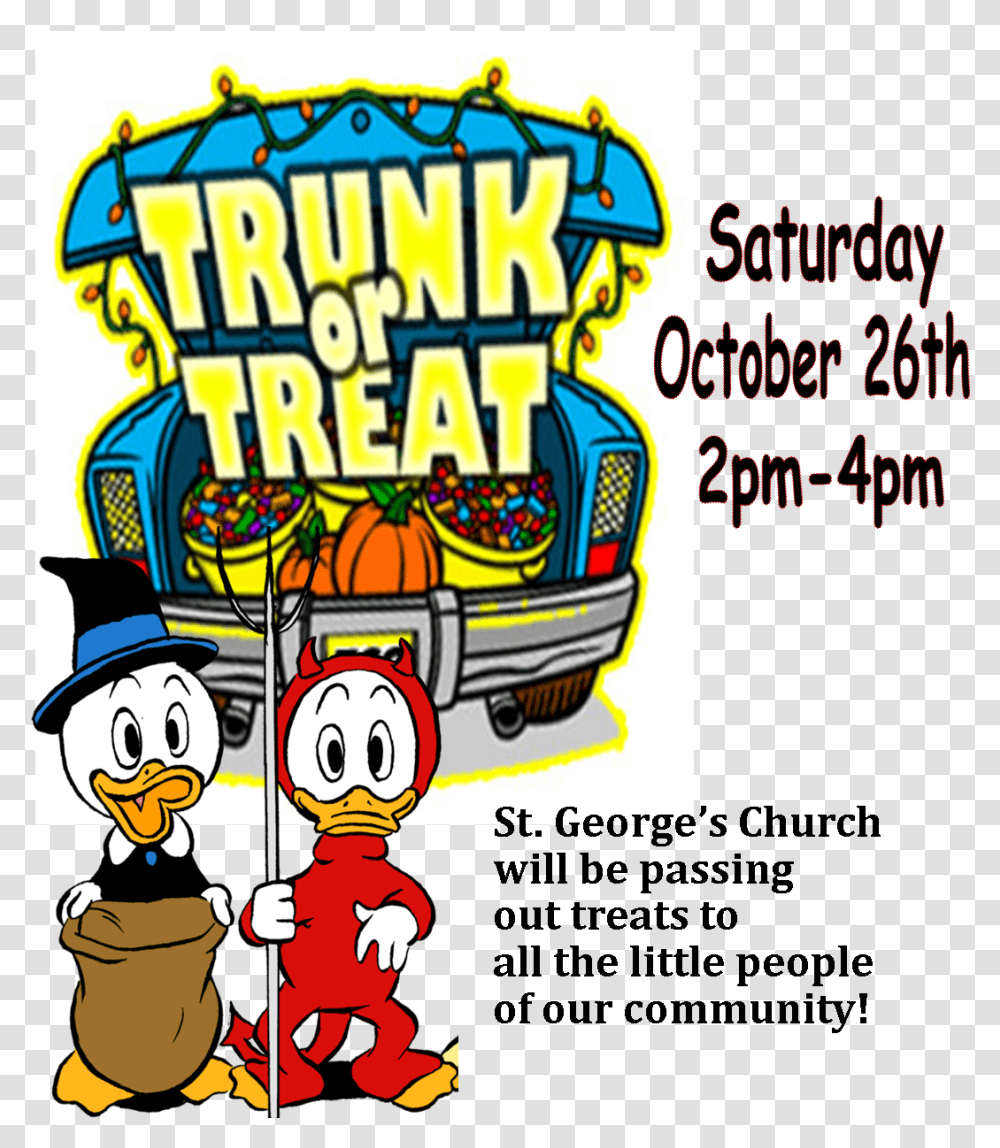 Trunk Or Treat, Flyer, Poster, Paper, Advertisement Transparent Png