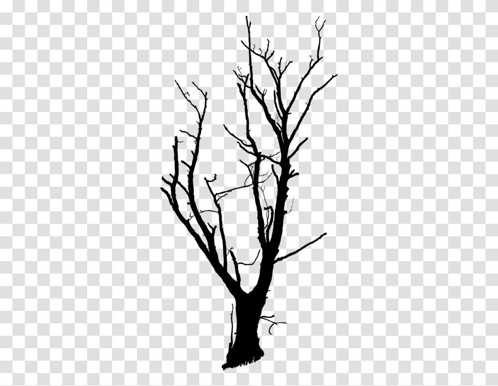 Trunk Tree Branch Snag Drawing Cc0 Dead Trees, Nature, Outdoors, Night, Outer Space Transparent Png