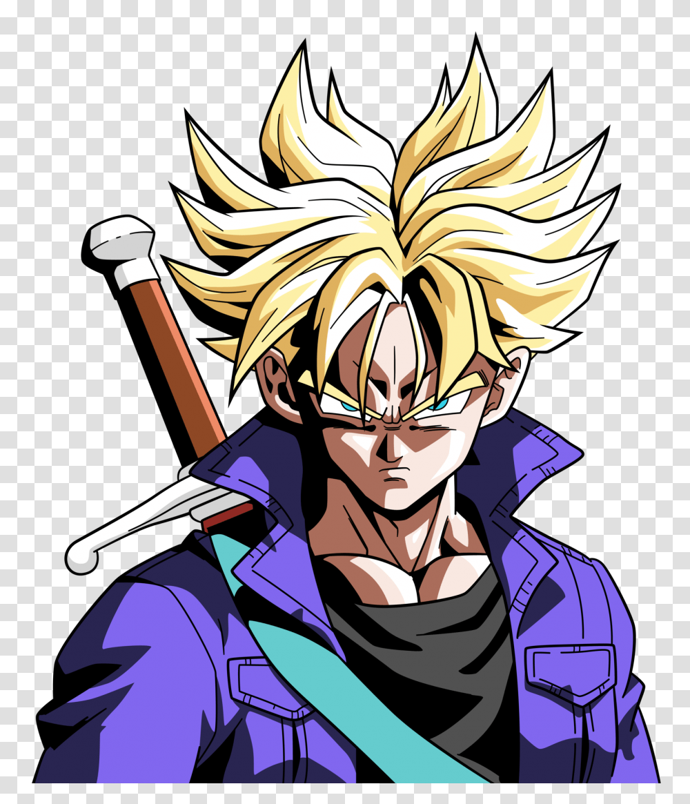 Trunks One Minute Melee Wiki Fandom Powered, Manga, Comics, Book, Person Transparent Png