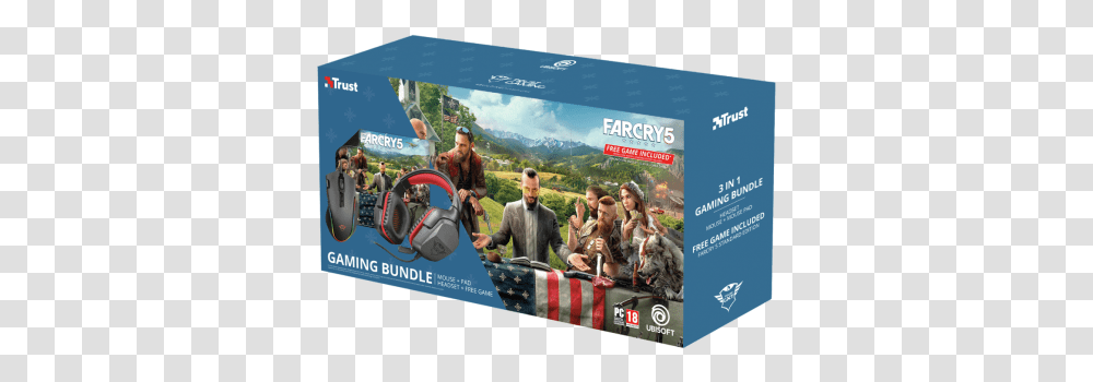Trust Gxt Headset Mouse Far Cry 5 Game Bundle Far Cry People, Person, Poster, Advertisement, Flyer Transparent Png
