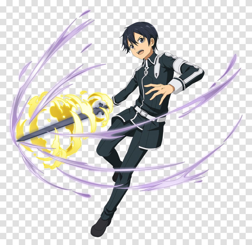 Trust In Each Other Kirito, Person, Human, Bow, Performer Transparent Png