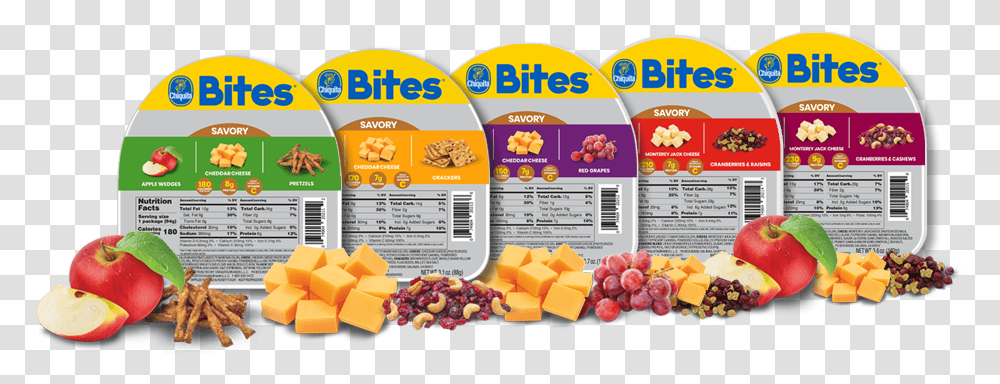 Try Out Our Nutritious On The Go Bites Chiquita Bites And Sticks, Label, Plant, Food Transparent Png