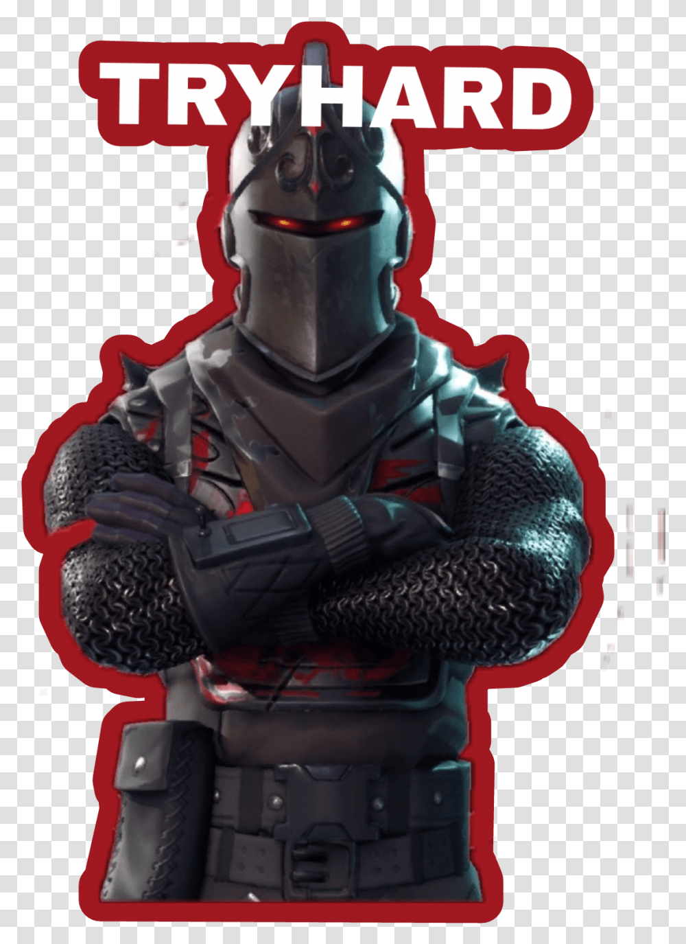 Tryhard Vector Black Knight Fortnite, Armor, Toy, Robot Transparent Png