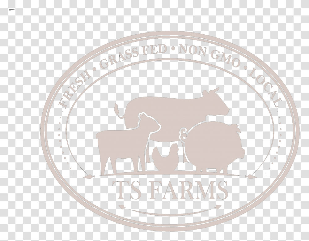 Ts Farms Logo Livestock, Label, Text, Mammal, Animal Transparent Png