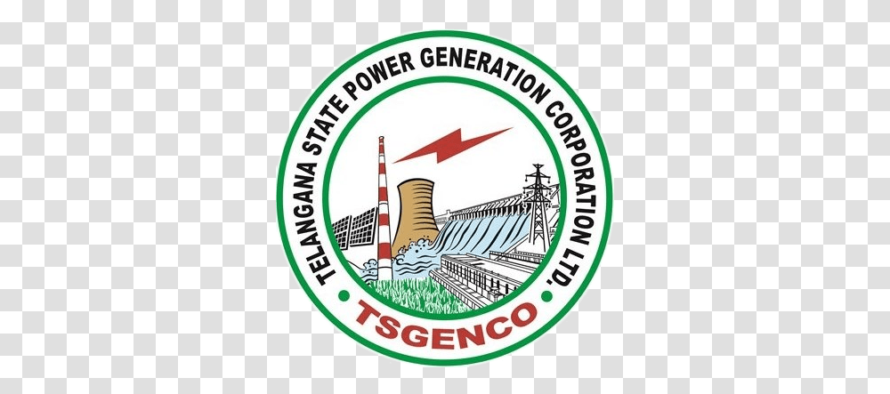 Tsgenco Telangana Power Generation Corporation, Logo, Symbol, Trademark, Badge Transparent Png