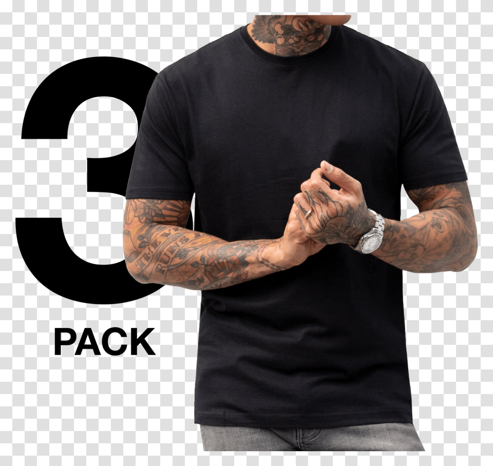 Tshirt 3 Pack Text New T Shirt Man, Skin, Sleeve, Apparel Transparent Png