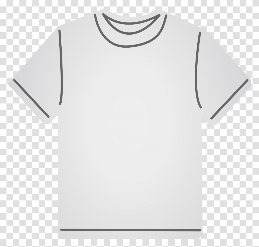 Tshirt Clipart Vit Tecknad T Shirt, Apparel, T-Shirt, Sleeve Transparent Png