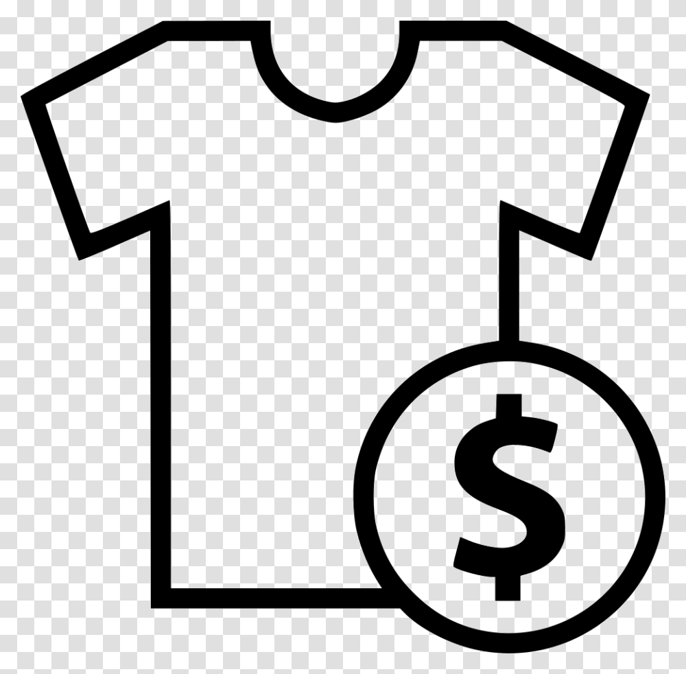 Tshirt Dollar Sign Buy T Shirt Icon, Number Transparent Png