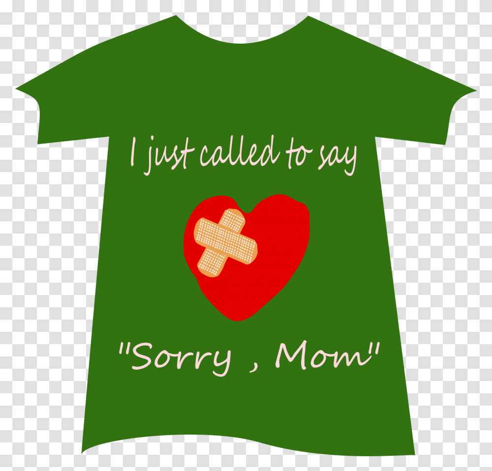 Tshirt Sorry Mom T Shirt, Apparel, T-Shirt Transparent Png