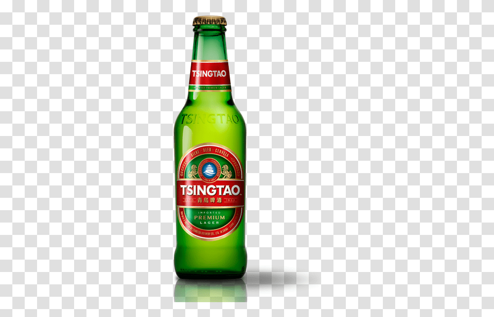 Tsingtao Beer, Alcohol, Beverage, Drink, Bottle Transparent Png