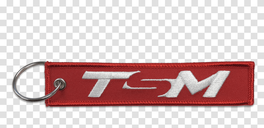Tsm Race Red Keychain Label, Logo, Trademark Transparent Png