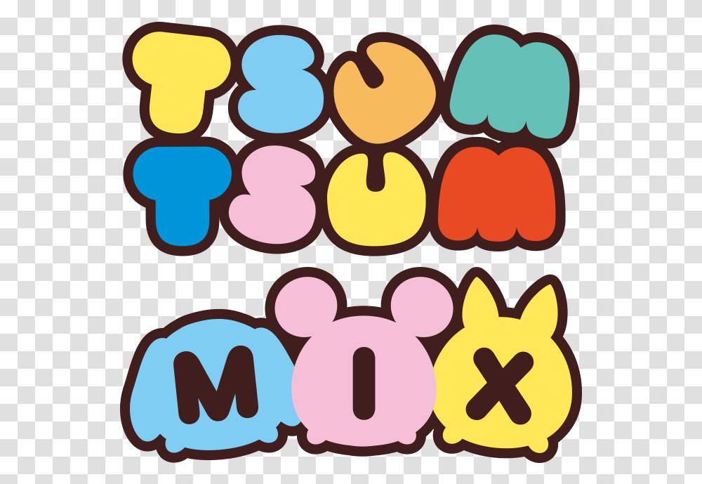 Tsum Logo Image With No Disney Tsum Tsum Logo, Text, Alphabet, Purple, Sweets Transparent Png