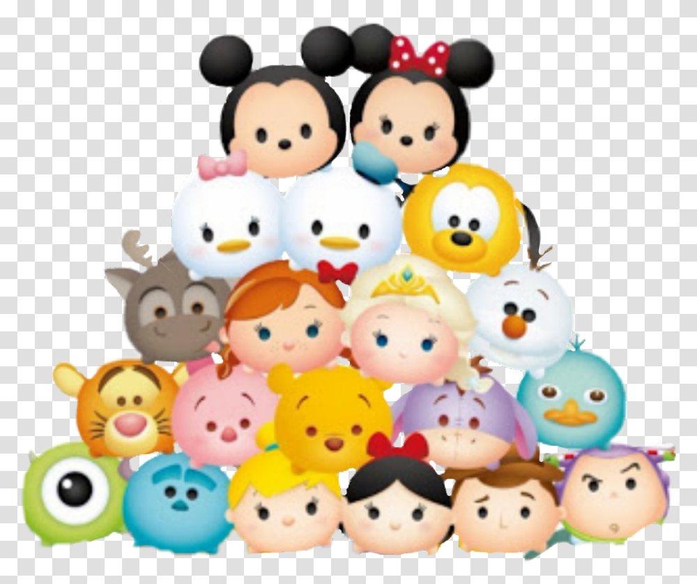Tsum Tsum Clipart Mickey Disney Tsum Tsum, Plush, Toy, Snowman, Winter Transparent Png