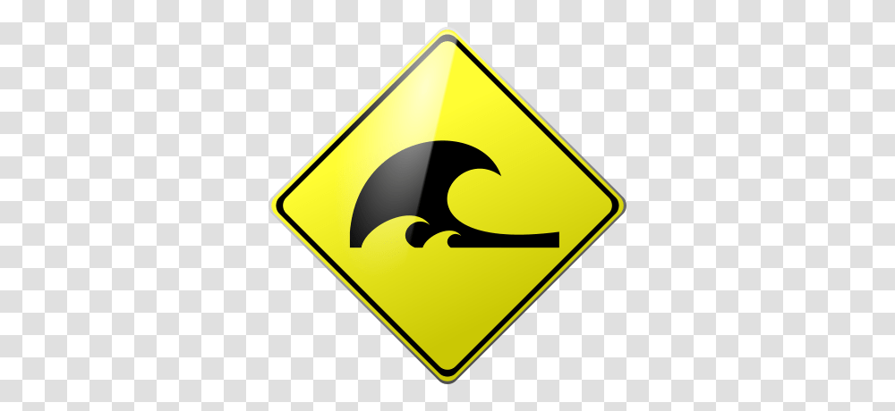 Tsunami Clip Art Free, Road Sign Transparent Png