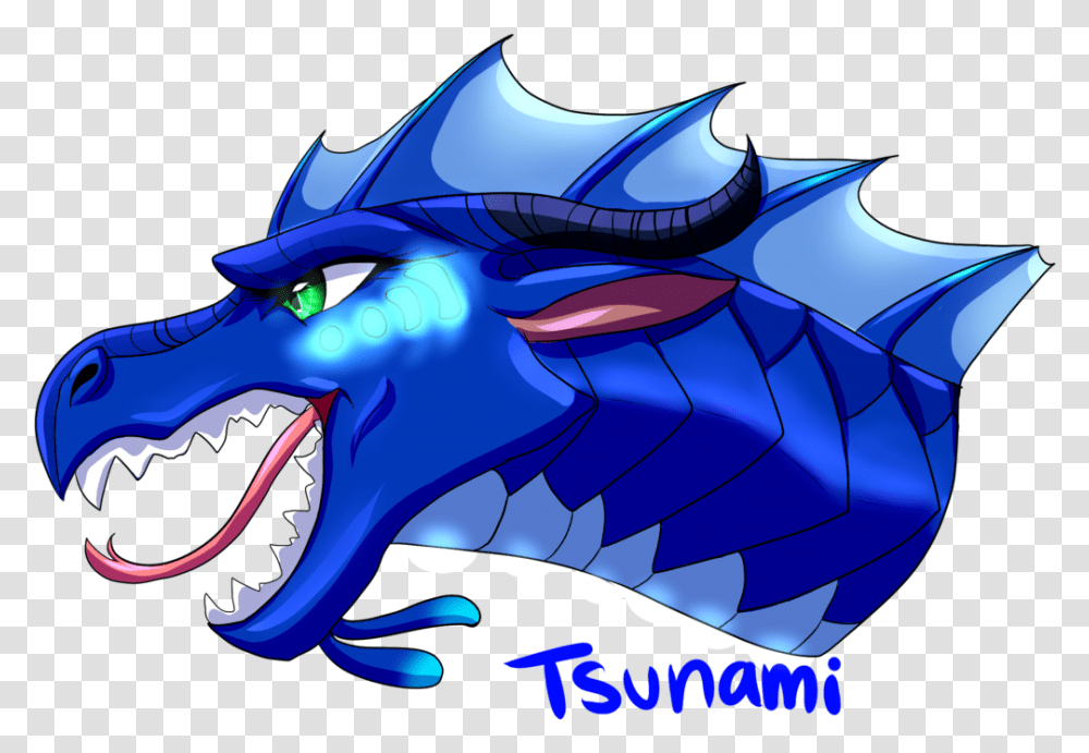 Tsunami Wings Of Fire Illustration, Dragon, Purple Transparent Png