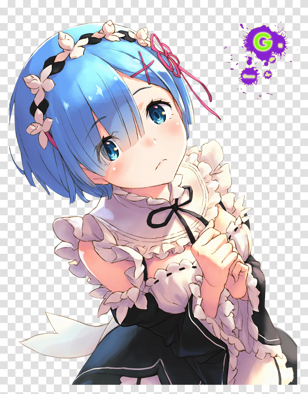 Tsundere Service Taller Grfico Rem Re Zero Fanart, Comics, Book, Manga, Person Transparent Png