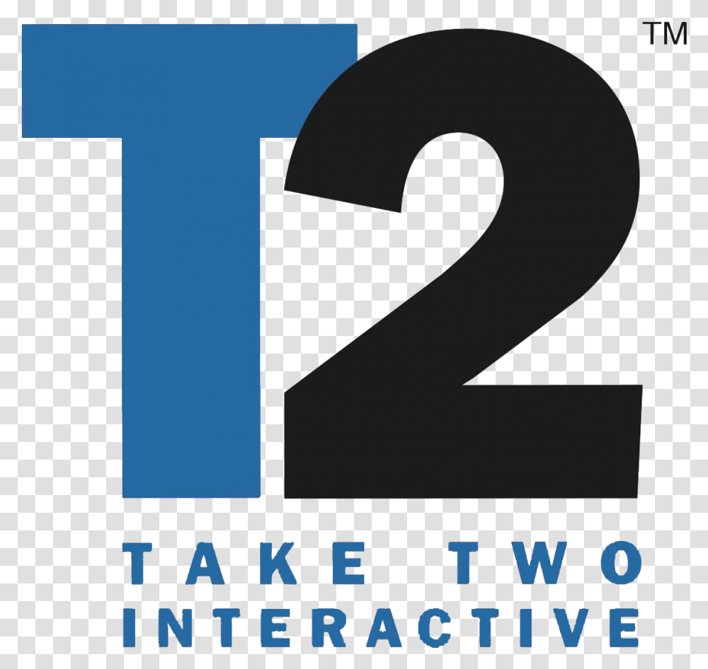 Ttwo Take Two Interactive Software Inc Logo, Number, Symbol, Text Transparent Png