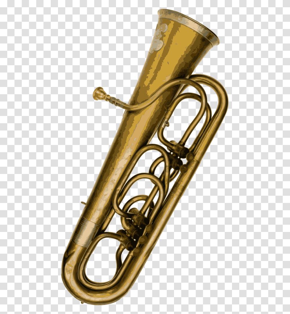 Tuba Berliner Pumpen, Horn, Brass Section, Musical Instrument, Euphonium Transparent Png