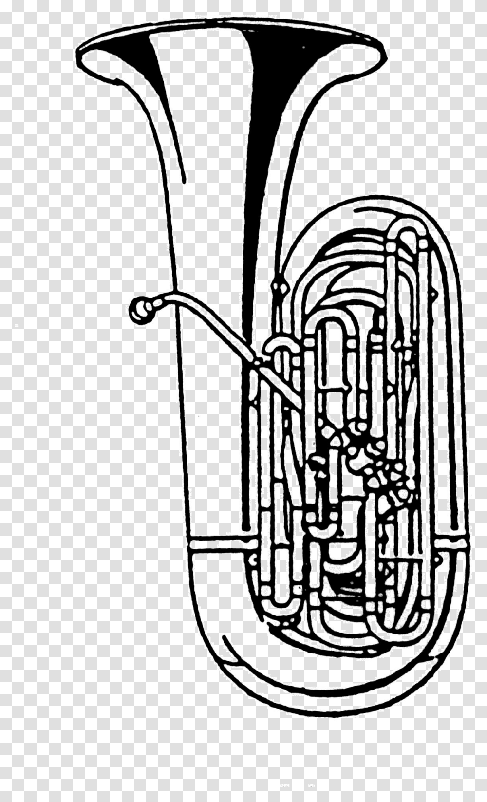 Tuba Clipart Tuba, Horn, Brass Section, Musical Instrument, Euphonium Transparent Png