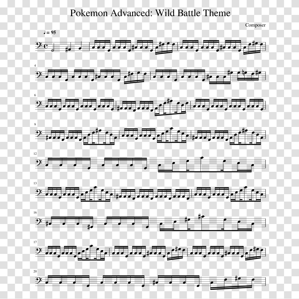 Tuba Meme Sheet Music, Gray, World Of Warcraft Transparent Png