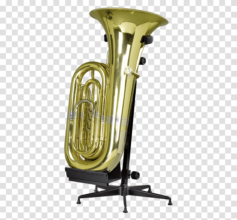 Tuba Stand Vertical, Horn, Brass Section, Musical Instrument, Euphonium Transparent Png