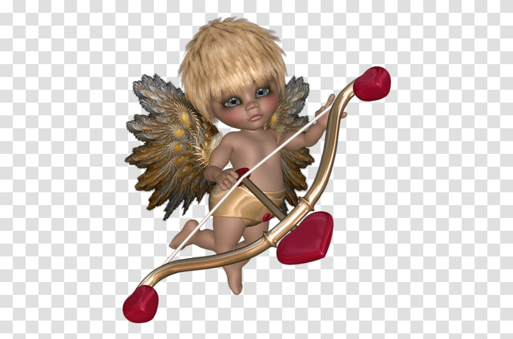 Tube Cookie St Valentin Cupidon Love Cupid Angel, Doll, Toy, Person, Human Transparent Png
