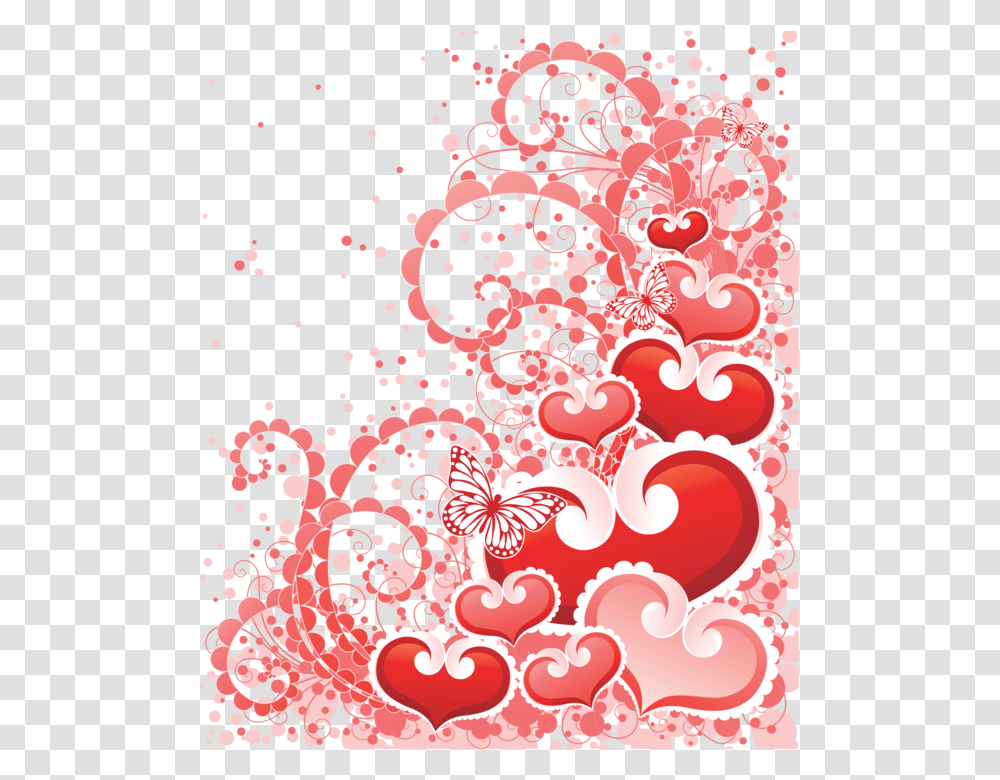 Tube De Coeurs Day, Graphics, Art, Floral Design, Pattern Transparent Png