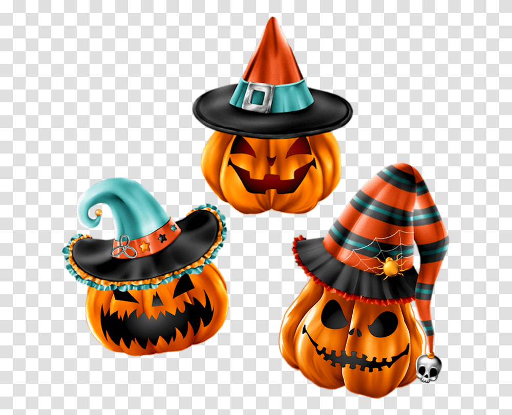 Tube Halloween Citrouilles Pnghalloween Pumpkins, Vegetable, Plant, Food, Costume Transparent Png