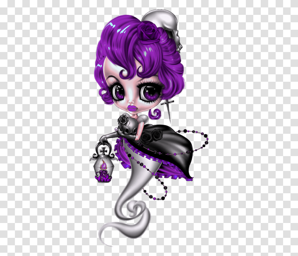Tube Halloween Fantme Personnage Ghost Clip Art, Doll, Toy, Graphics, Poster Transparent Png