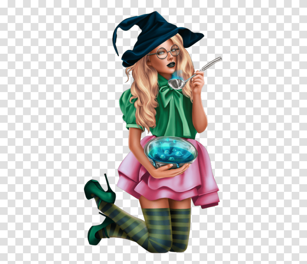Tube Halloween Femme Witch Tubes Clipart, Person, Female, Costume, Blonde Transparent Png