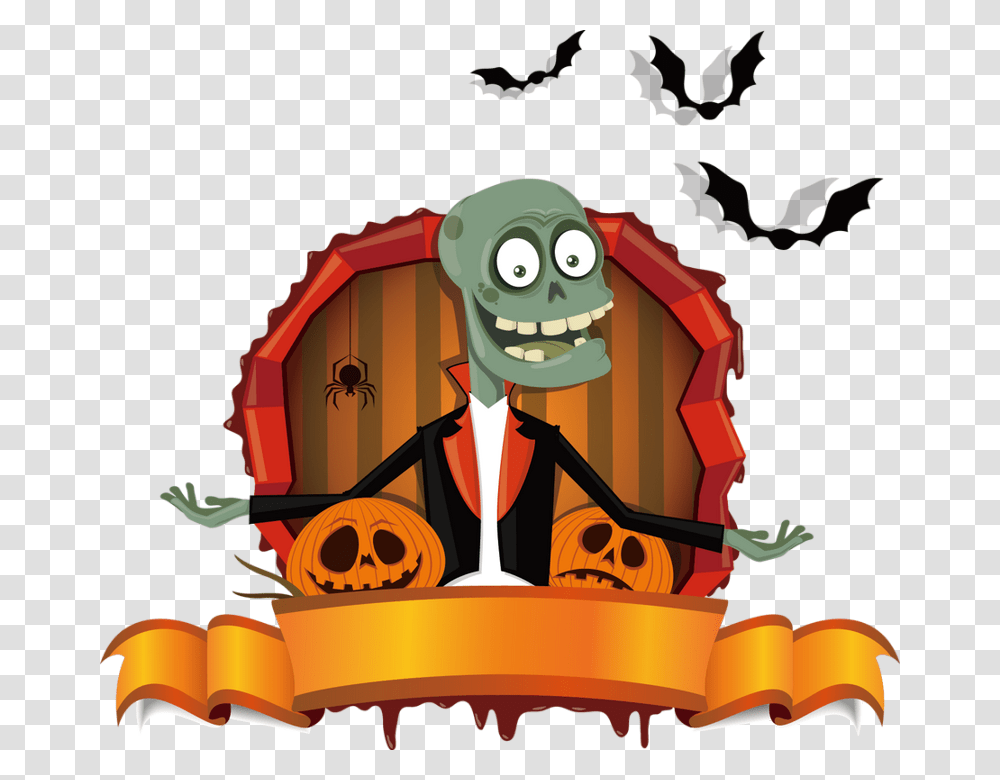 Tube Halloween Zombie Free Silly Halloween Cards, Toy Transparent Png