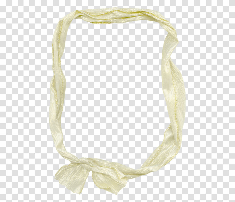Tube Mariage Ruban Cadre Wedding Ribbon Frame Necklace, Plant, Apparel, Ivory Transparent Png