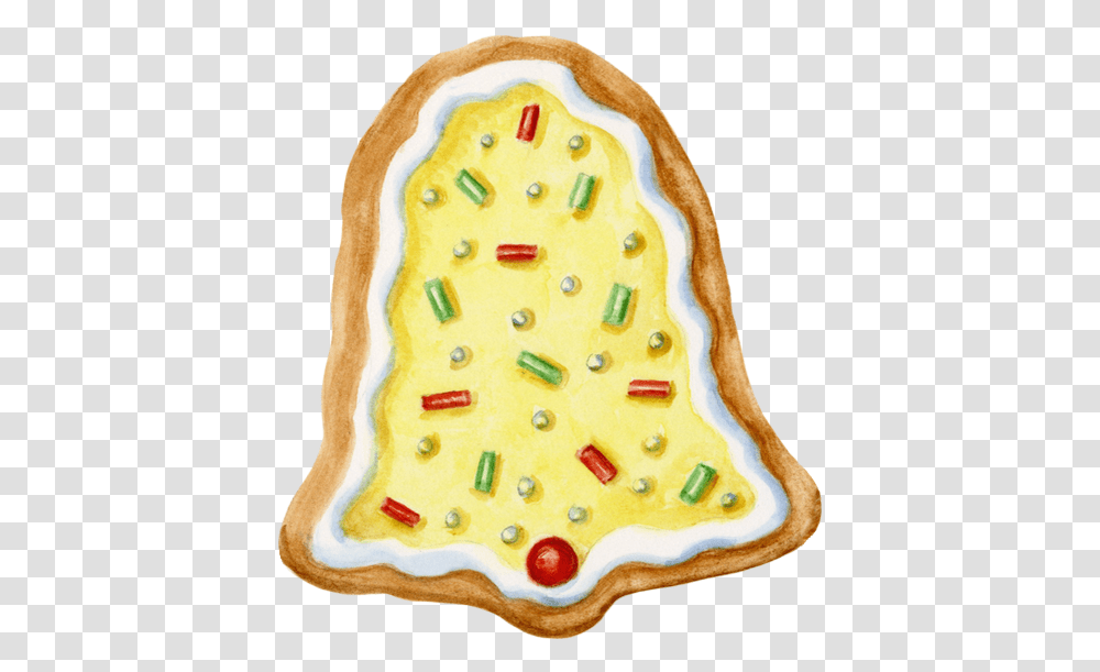 Tube Nol Biscuit Cloche Christmas Sugar Cookie Christmas Sugar Cookies, Food, Birthday Cake, Dessert, Plant Transparent Png