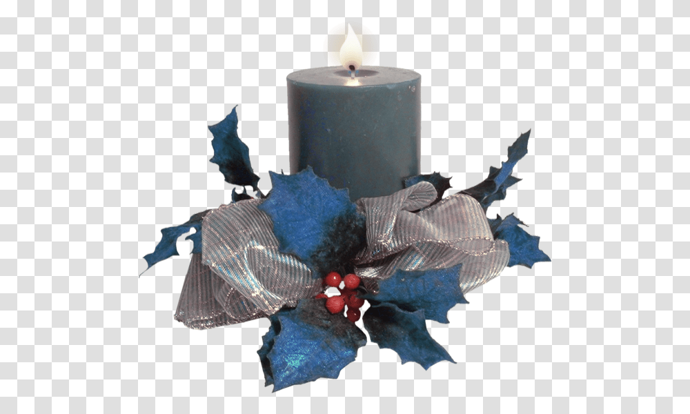 Tube Nol Bougie Christmas Candle Transparent Png