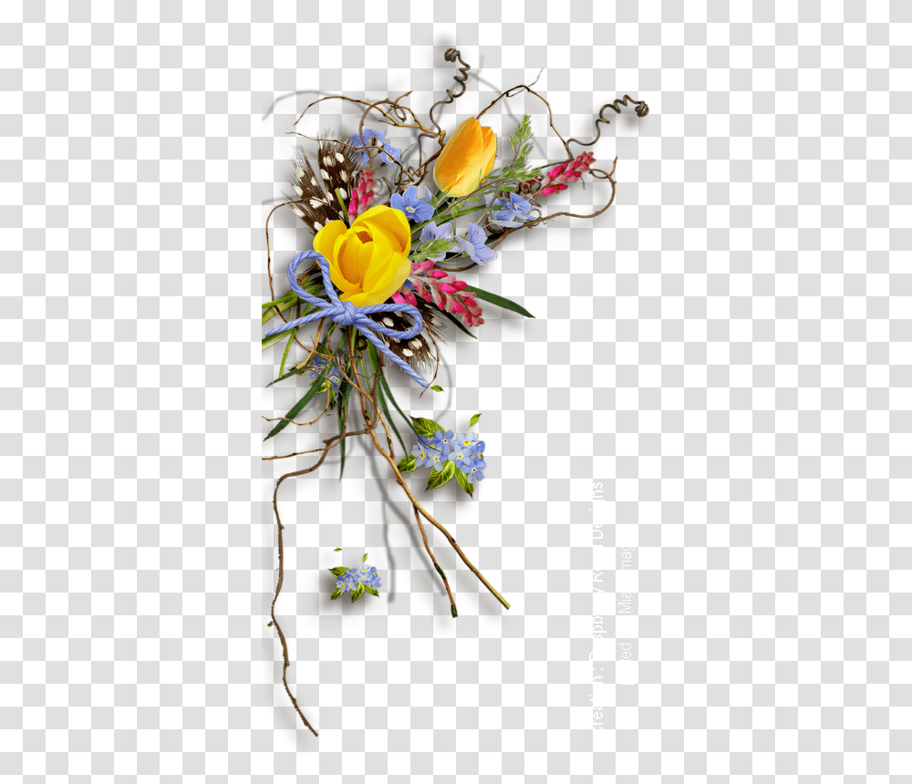 Tube Printemps Fleurs Bouquet, Plant, Flower, Blossom, Floral Design Transparent Png