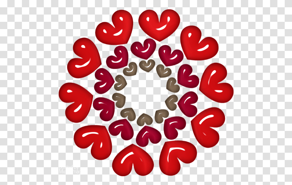 Tube Saint Valentin Coeurs Hearts Clipart Love Heart, Plant, Fruit, Food, Text Transparent Png