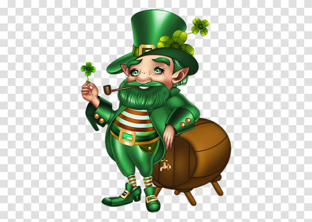 Tube St Patrick Lutin Irish Leprechaun March, Toy, Plant, Green, Elf Transparent Png