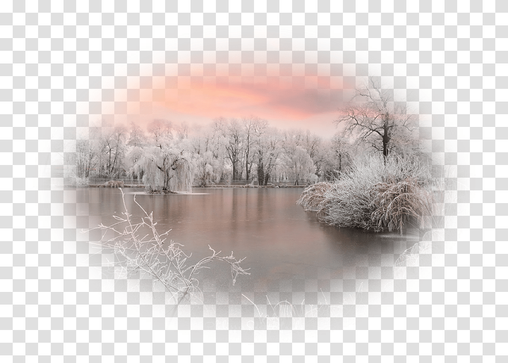 Tube Winter Landscape Snow Winterland Sticker Tube Nature Full Hd, Outdoors, Ice, Fisheye, Frost Transparent Png