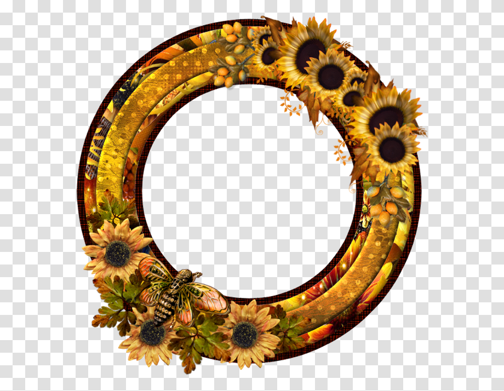 Tubes Cadrespng Circle, Pattern, Wreath, Dragon Transparent Png