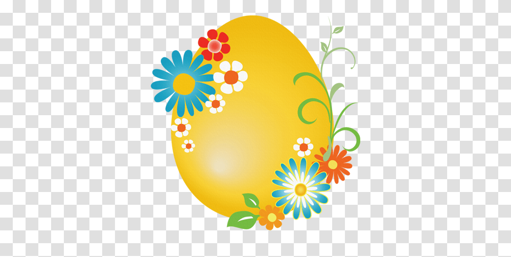 Tubes Clipart De Easter Easter, Floral Design, Pattern, Egg Transparent Png