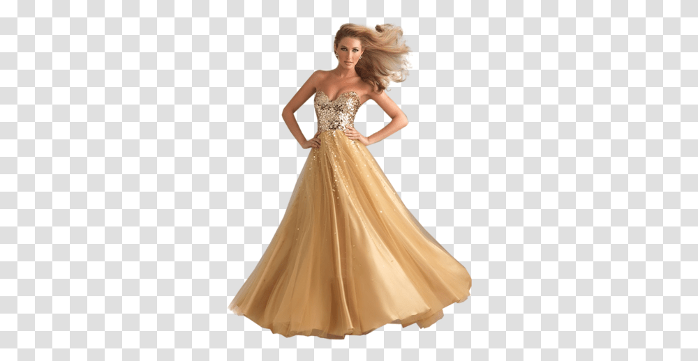 Tubes Femmes Tenue De Soir E Gold Prom Dresses 2012, Clothing, Female, Person, Woman Transparent Png