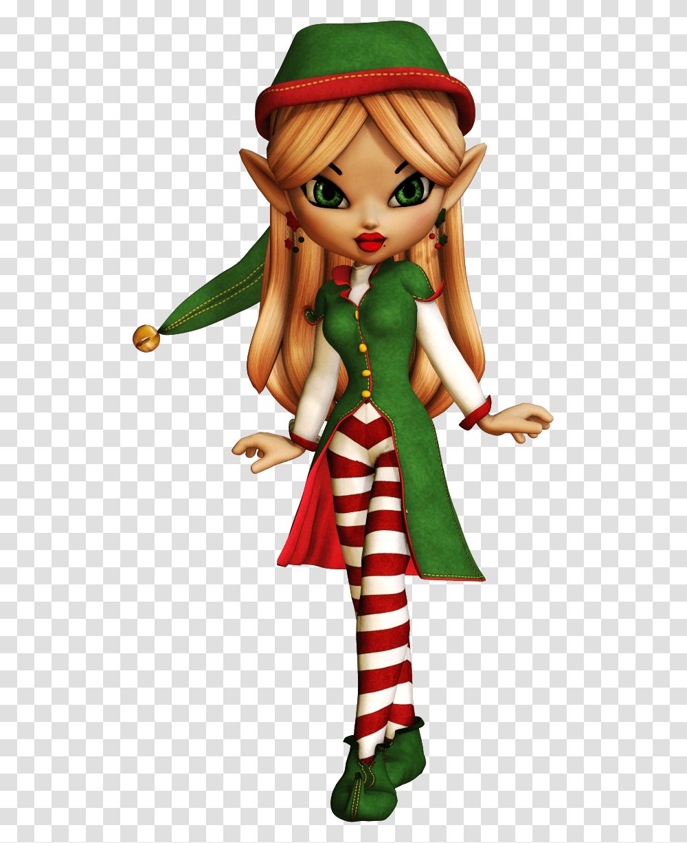 Tubes Poser De Christmas Elf Christmas Fairies, Doll, Toy, Person, Human Transparent Png