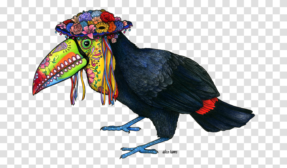 Tucan Day Of The Dead Toucan, Bird, Animal, Elephant, Wildlife Transparent Png