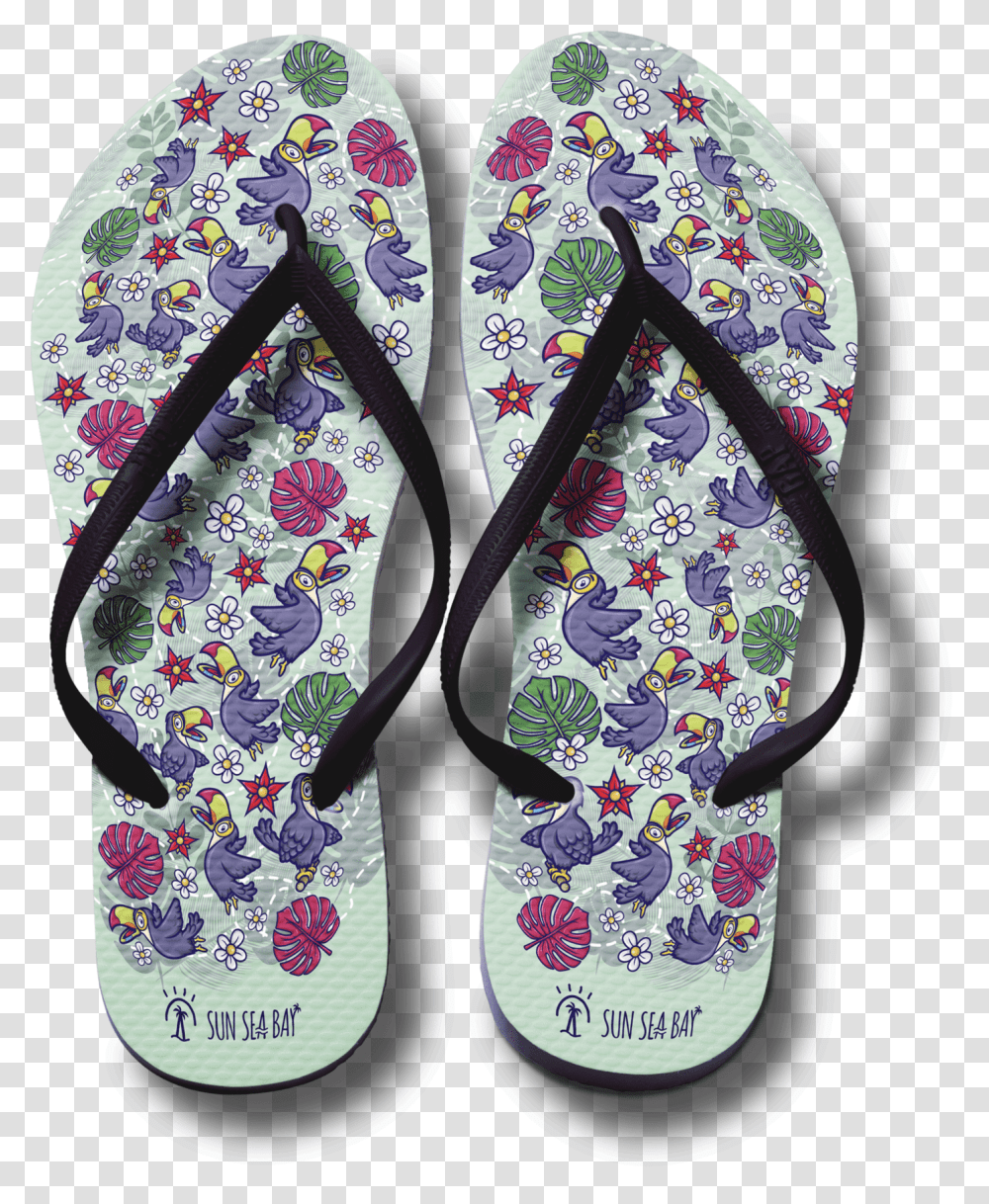 Tucan Flip Flops, Clothing, Apparel, Footwear, Flip-Flop Transparent Png